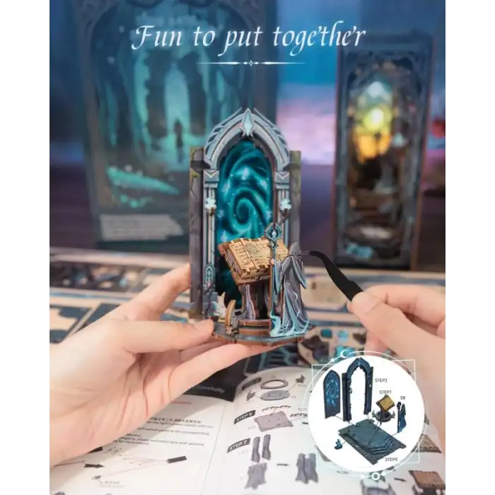 CUTEBEE DIY Kitap Köşesi Seti Toz Kapaklı