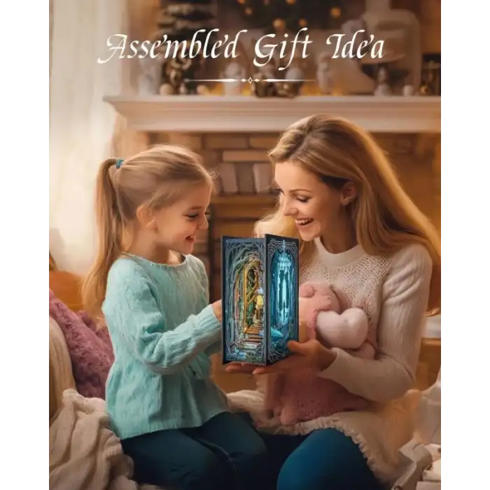 CUTEBEE DIY Kitap Köşesi Seti Toz Kapaklı