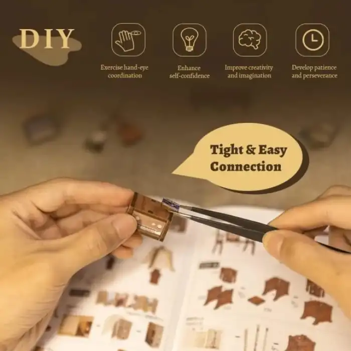 CUTEBEE Toz Kapaklı DIY Kitap Köşesi Seti - Su Dongponun Hayatı