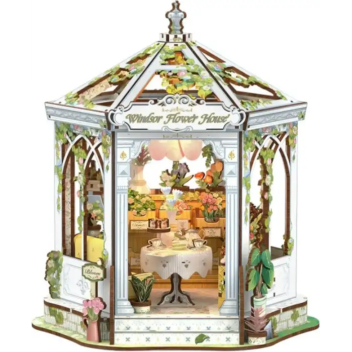 CUTEBEE Toz Kapaklı DIY Kitaplık Seti - Büyükbabanın Antika Dükkanı