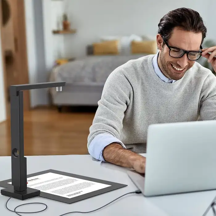 CZUR Lens1200 Pro Taşınabilir Belge Tarayıcı, 12MP USB Kamerası