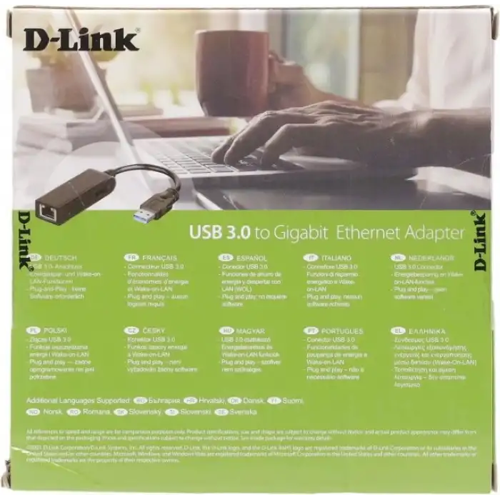 D-Link USB 3.0 - Gigabit Ethernet Adaptörü
