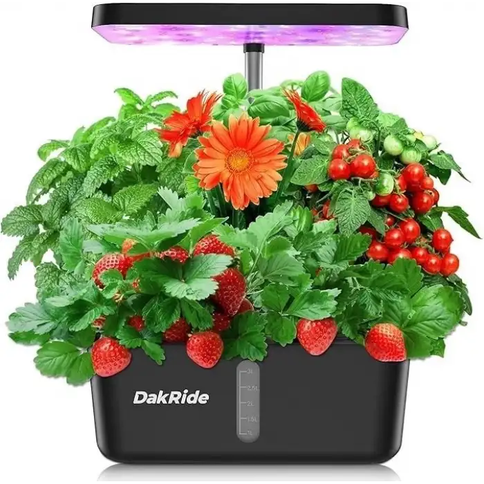 DakRide Mini Hidroponik Yetiştirme Sistemi, LED Büyüme Işığı