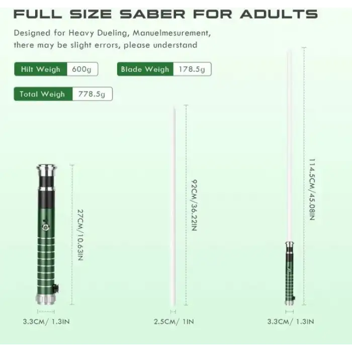 DAMIENSABER Yeşil Işın Kılıcı
