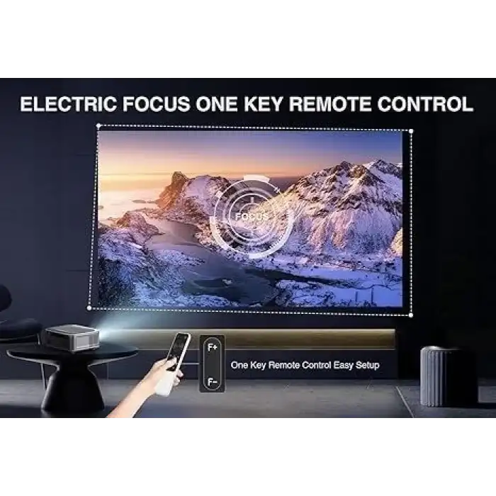 Dbpower 5G WiFi Bluetooth Projektör 1080P HD 4k Destekli,HDMI+USB/VGA