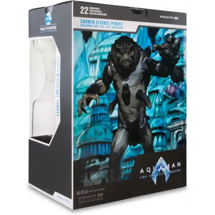 DC Multiverse - Aquaman 2 Movie - Sunken Citadel Pirate Mega Figürü