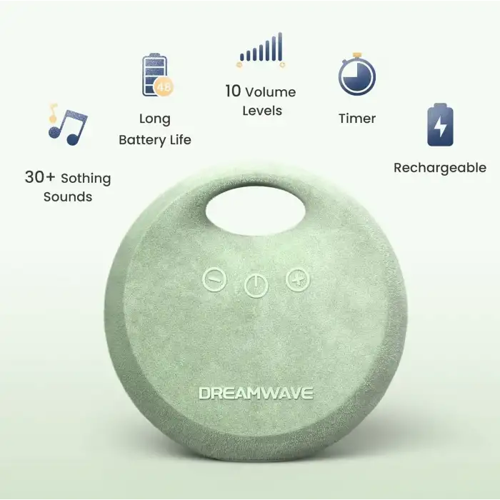 Dekala DreamWave Beyaz Gürültü Ses Makinesi Bebek Uyku Yatıştırıcı