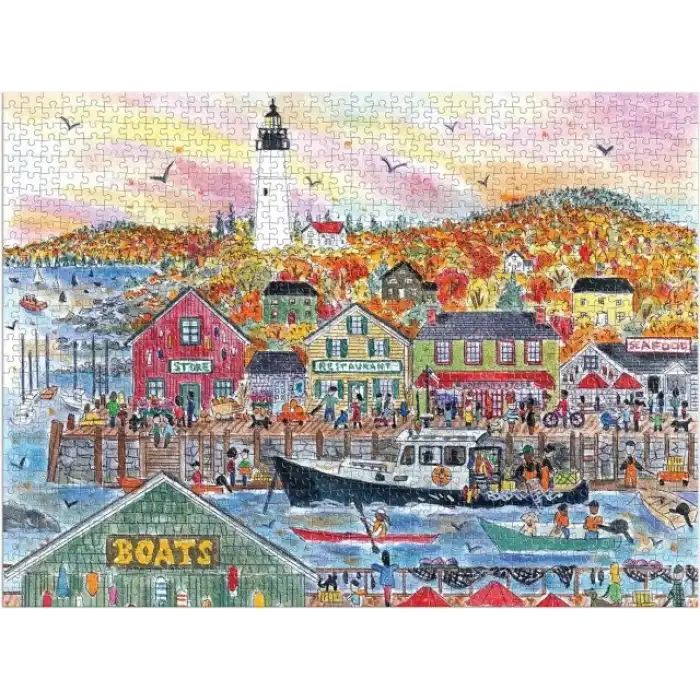 Deniz Kenarında Sonbahar Puzzle