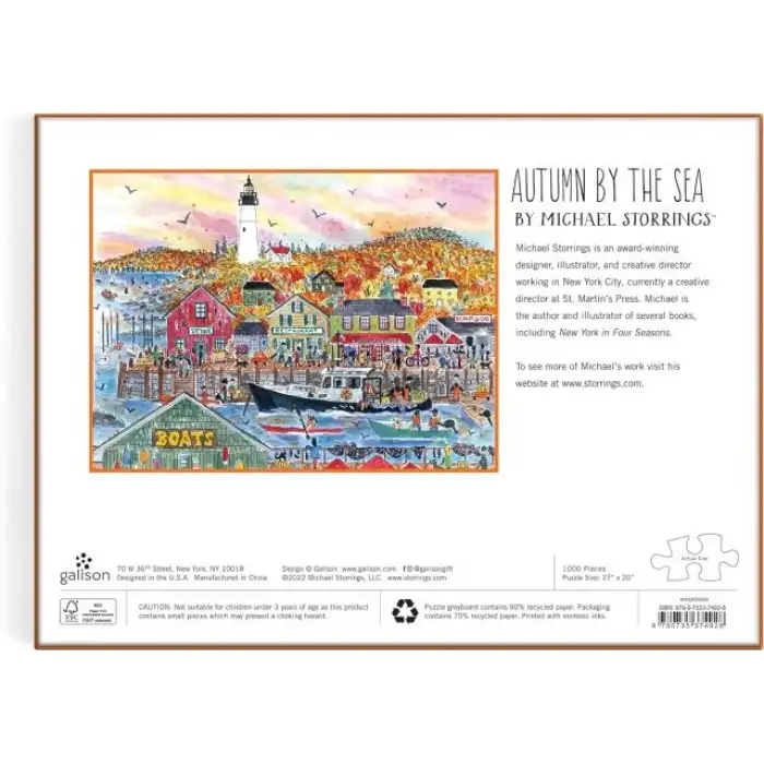 Deniz Kenarında Sonbahar Puzzle