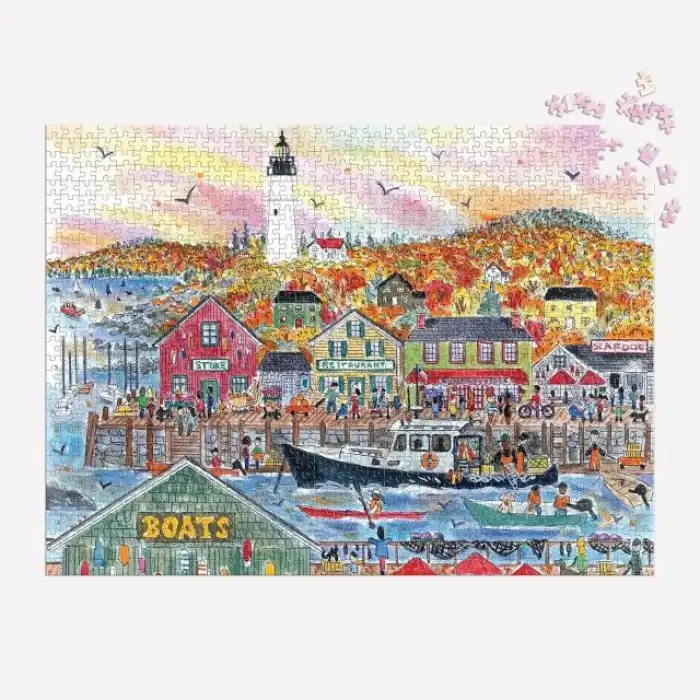 Deniz Kenarında Sonbahar Puzzle