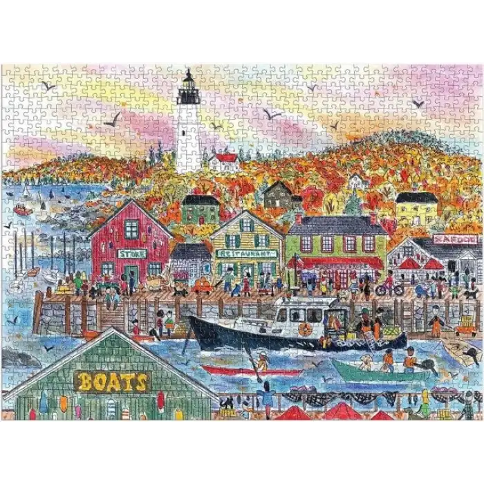 Deniz Kenarında Sonbahar Puzzle
