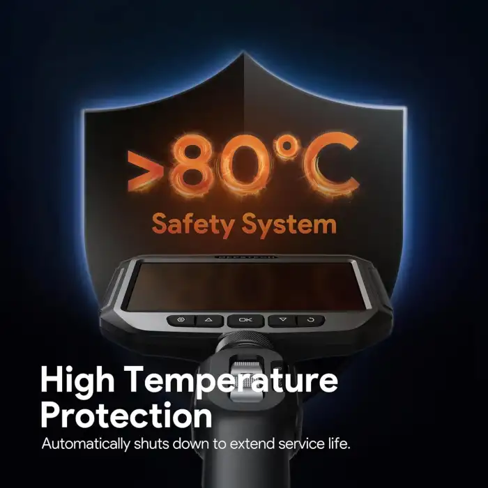 DEPSTECH 210° Eklemli Problu Endüstriyel Endoskop 6.2mm - 1.5m Kablo