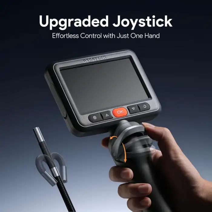 DEPSTECH 210° Işıklı Eklemli Boroskop Kamerası 6mm - 1.5m Kablo