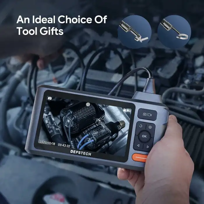 DEPSTECH 5 IPS Ekranlı 1080P Çift Lensli Endoskop Kamera - 5m