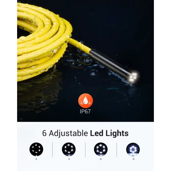 DEPSTECH 5.0MP HD İnceleme Kamerası Sarı - 5m