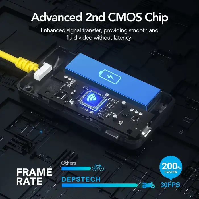 DEPSTECH 5.0MP HD İnceleme Kamerası Sarı - 5m