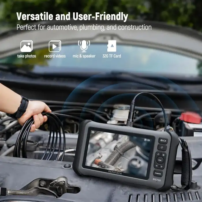 DEPSTECH DS700SE Üç Lensli Endoskop Kamerası 7 Inc IPS Ekran - 5m Kablo