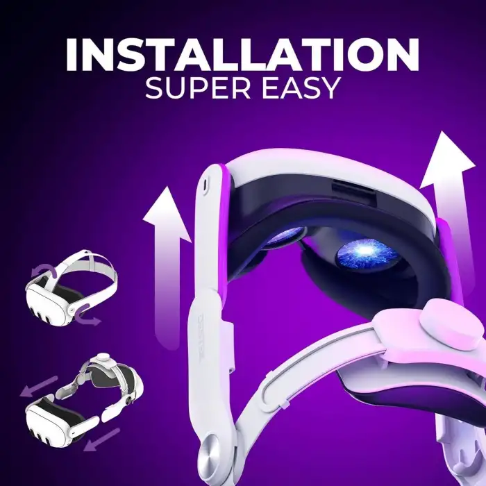 DESTEK QH3 Konforlu Baş Kayışı - Quest 3S İçin (Sadece Aksesuar)