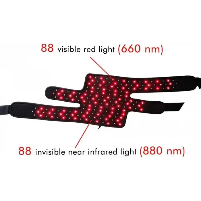 DGYAO Diz Dirsek Eklem Agrısı için Kırmızı ve Kızılötesi Işık Terapi Kemeri