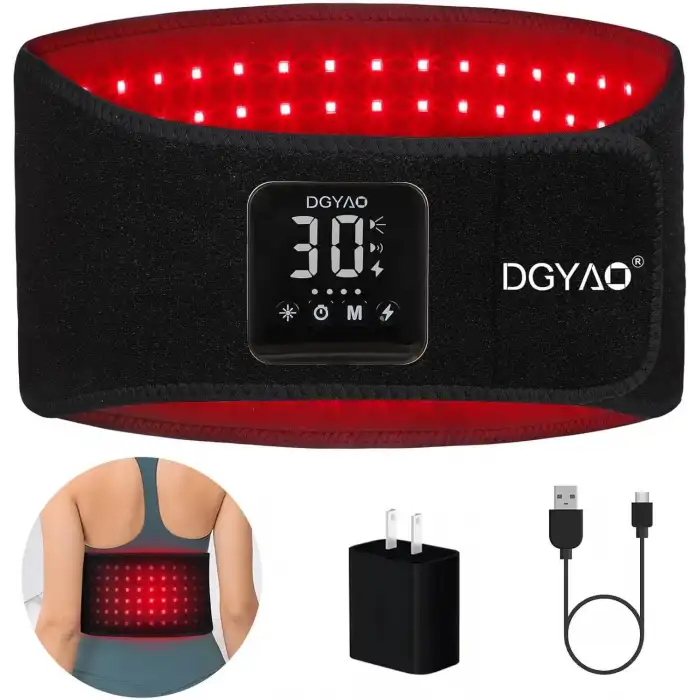 DGYAO Kablosuz Kırmızı Işık Terapi Kemeri (Masaj Cihazı Olmadan)