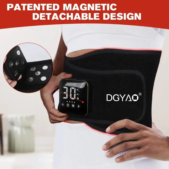DGYAO Kablosuz Kırmızı Işık Terapi Kemeri (Masaj Cihazı Olmadan)