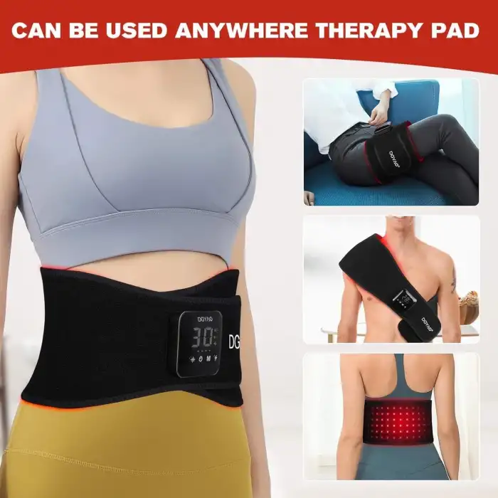 DGYAO Kablosuz Kırmızı Işık Terapi Kemeri (Masaj Cihazı Olmadan)