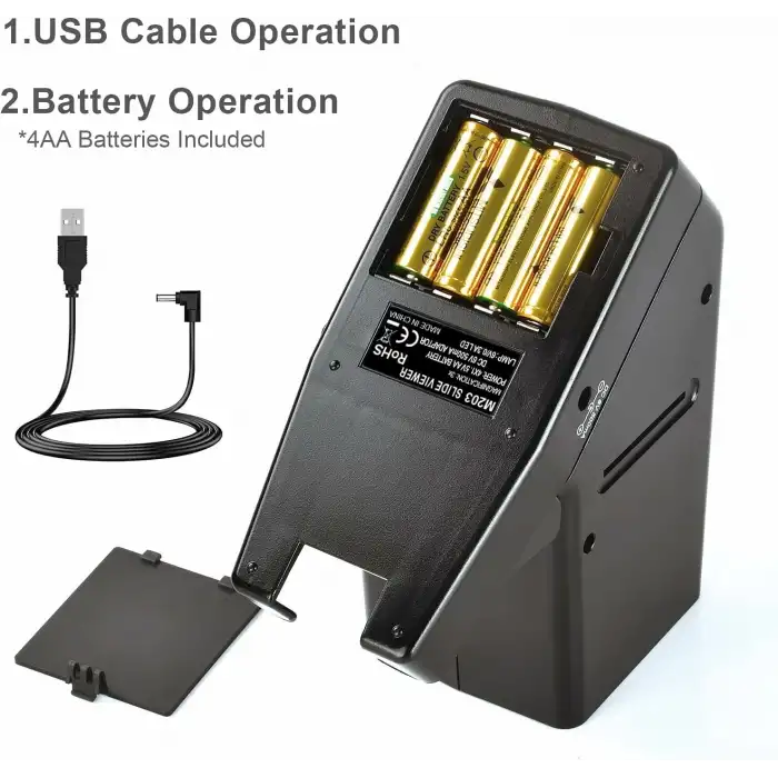 DIGITNOW 35mm Slayt Görüntüleyici, 3X Büyütme