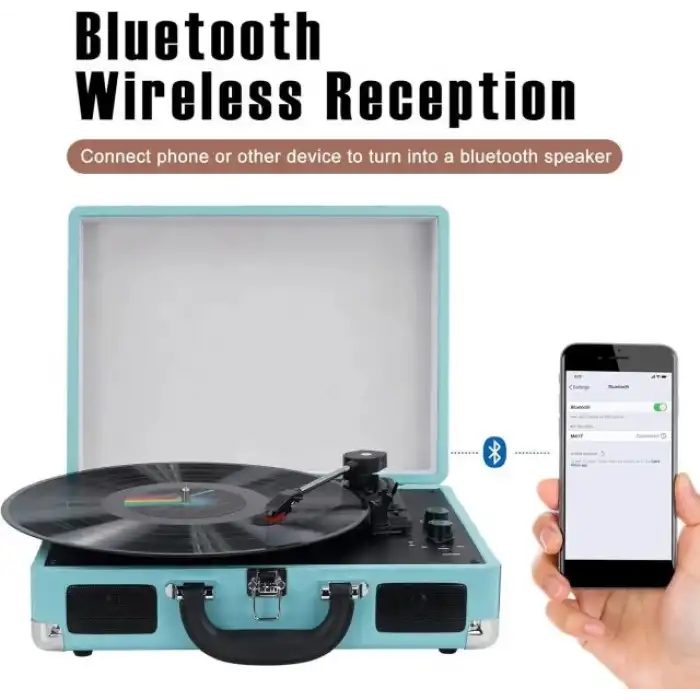 DIGITNOW Vinil Plak Çalar Kablosuz Pikap