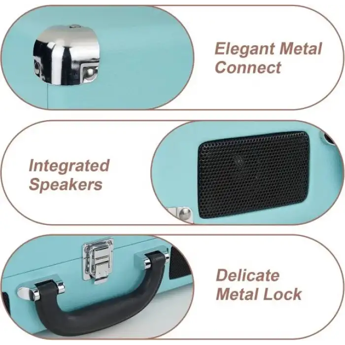 DIGITNOW Vinil Plak Çalar Kablosuz Pikap