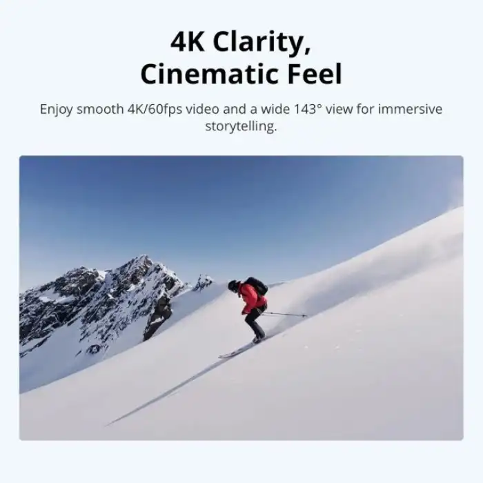 DJI Osmo Action 3 Standart Combo Su Geçirmez Aksiyon Kamerası