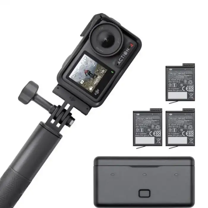 DJI Osmo Action 4 Standart Kombo - 4K/120 fps Su Geçirmez Aksiyon Kamerası