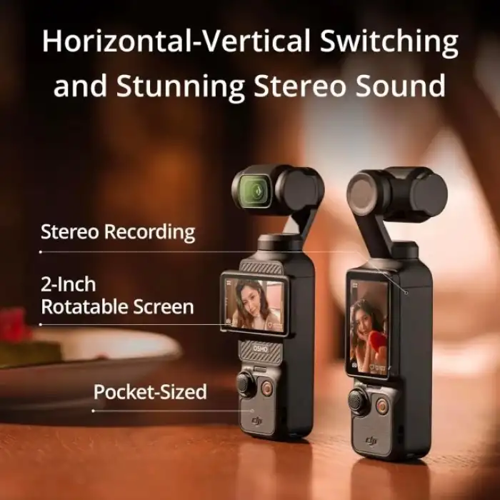 DJI Osmo Pocket 3 Vlog Kamerası CMOS ve 4K/120fps Video