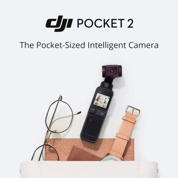 DJI Pocket 2 Creator Combo 3 Eksenli Gimbal Sabitleyici 4K Kamera
