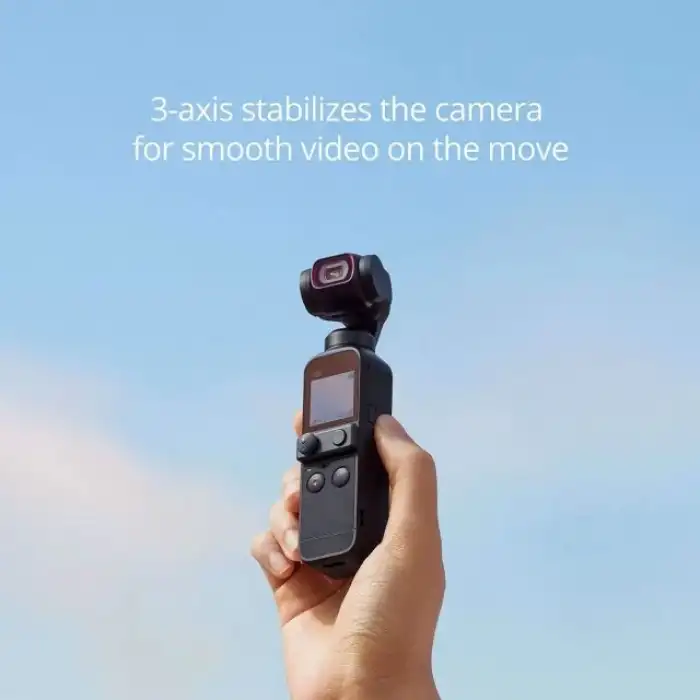 DJI Pocket 2 Creator Combo 3 Eksenli Gimbal Sabitleyici 4K Kamera