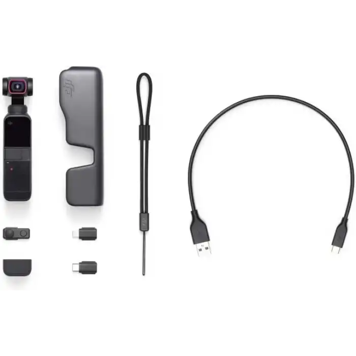 DJI Pocket 2 Creator Combo 3 Eksenli Gimbal Sabitleyici 4K Kamera