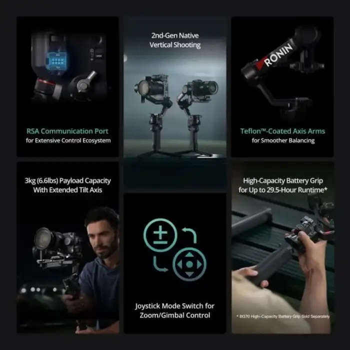 DJI RS 4 DSLR ve Aynasız Fotoğraf Makinesi