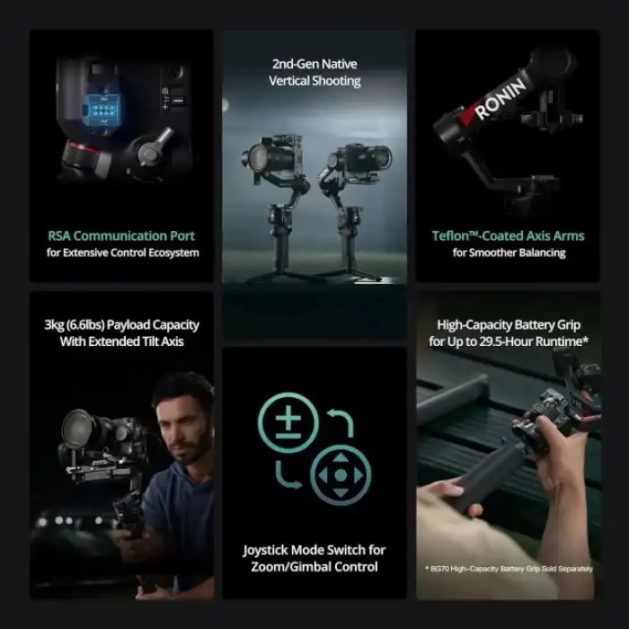 DJI RS 4 DSLR ve Aynasız Fotoğraf Makinesi