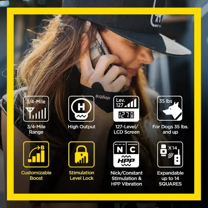 Dogtra 1900S HANDSFREE Plus Güçlendir ve Kilitle, Uzaktan Köpek Eğitimi