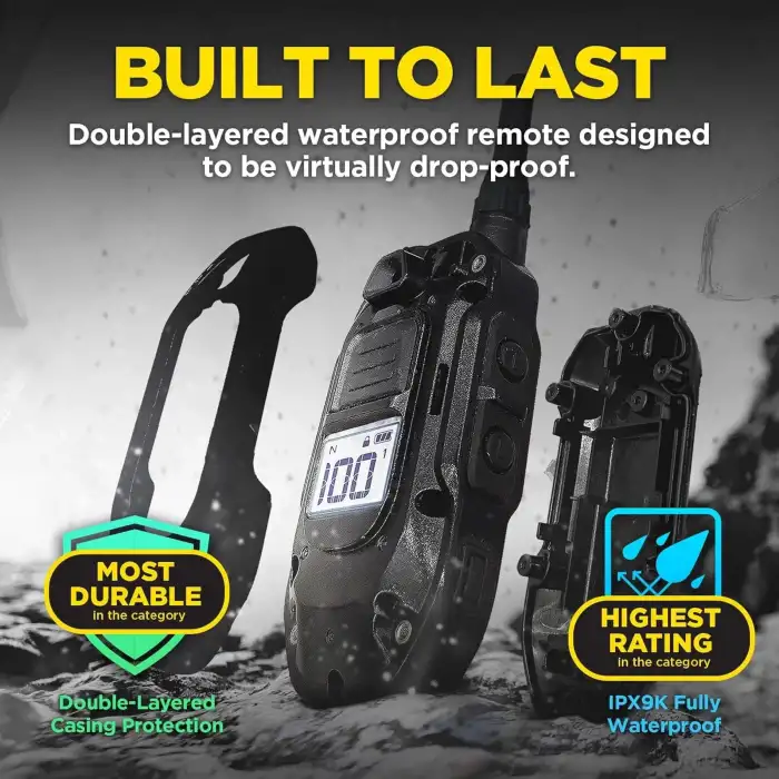 Dogtra 1900X Black - 1 Mil Uzaktan Eğitim E-Collar 20+ Kg Köpekler