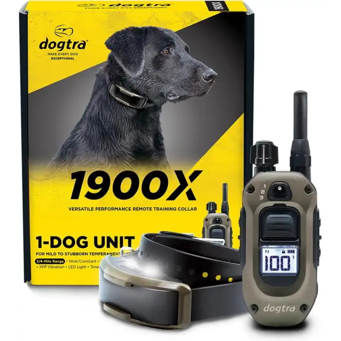 Dogtra 1900X E-Collar Eğitimi Tasması - 3/4 Mil, 16+ Kg Köpekler
