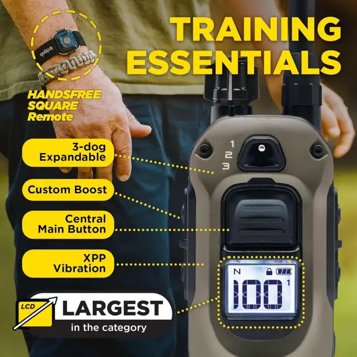 Dogtra 1900X Eller Serbest E-Collar Köpek Eğitimi - 3/4 Mil, 20+ Kg Köpekler