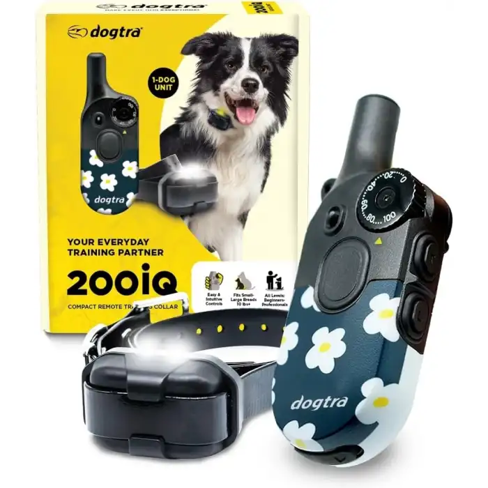 Dogtra 200iQ Uzaktan Eğitim E-Tasması 4,5+ Kg Köpekler - Çiçekli