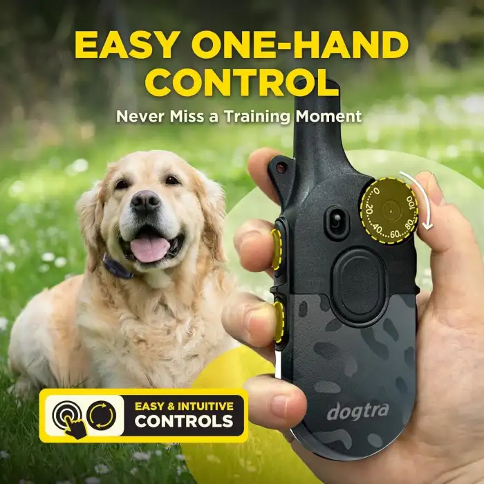 Dogtra 200iQ Uzaktan Eğitim E-Tasması 4,5+ Kg Köpekler - Siyah Leopar