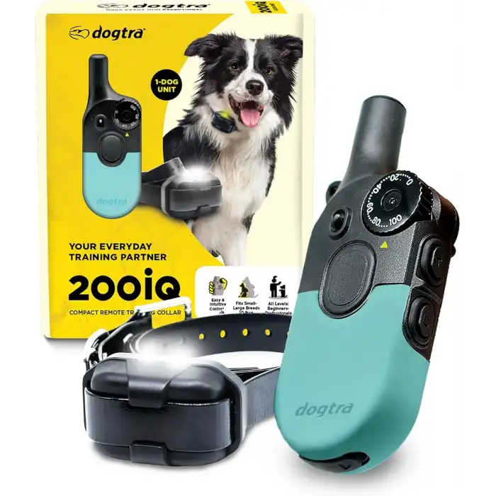 Dogtra 200iQ Uzaktan Eğitim E-Tasması 4,5+ Kg Köpekler - Turkuaz
