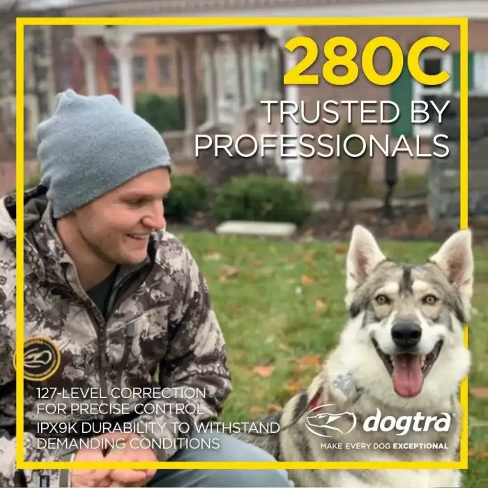 Dogtra 280C Su Geçirmez, Hassas Kontrol LCD Ekran - Uzaktan Eğitim Köpek
