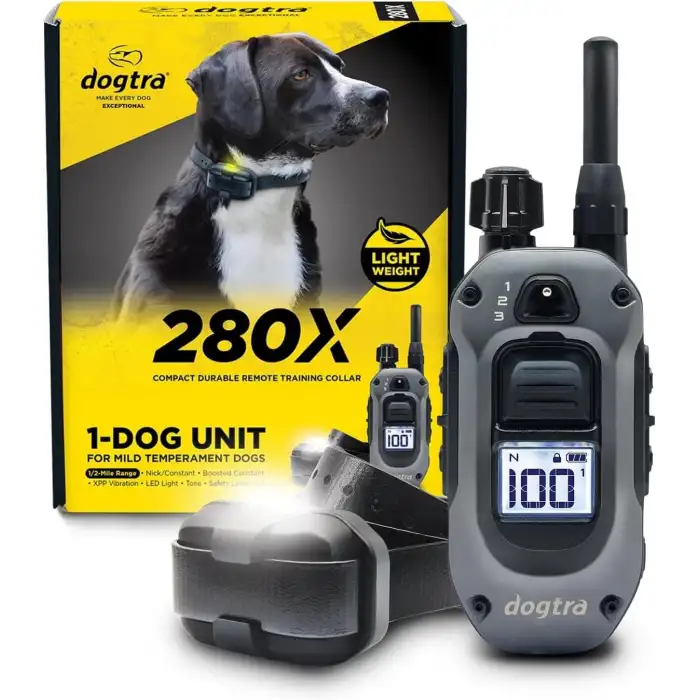 Dogtra 280X E-Tasma Uzaktan Kumandalı Köpek Eğitim 1/2 Mil, 4,5 kg