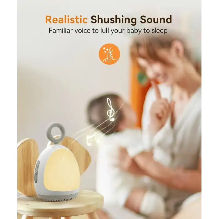 Dreamegg Beyaz Gürültü Makinesi - 8 Rahatlatıcı Ses - Gri