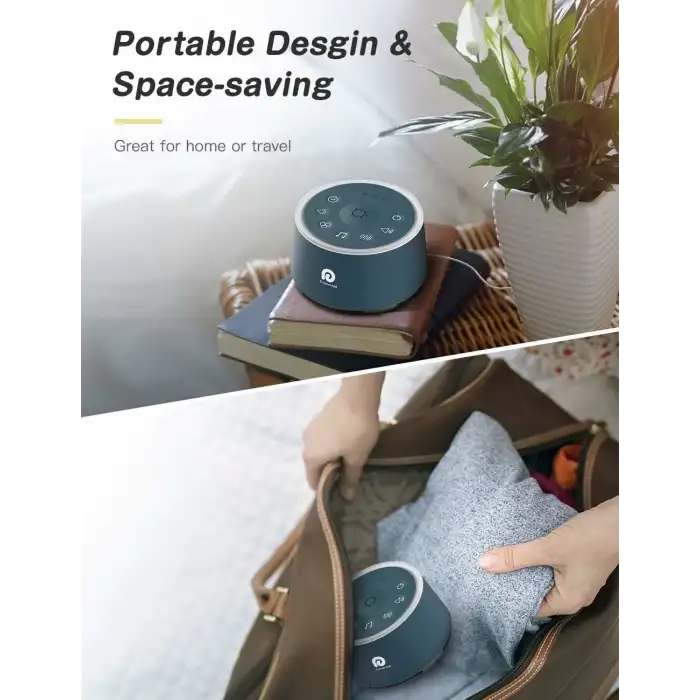 Dreamegg D1 Ses Makinesi - Bebekler için Gece Işıklı - Lacivert