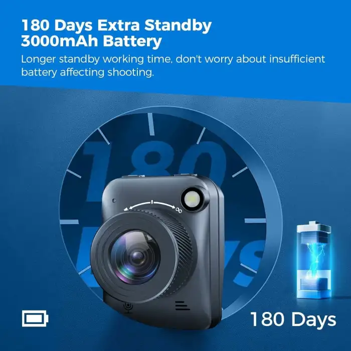 Dsoon 4K FHD Hızlandırılmış Dış Mekan Kamerası - Su Geçirmez Seviye IP66