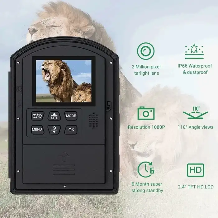 Dsoon Hızlandırılmış Kamera Dış Mekan İnşaat/Bitki/Hava Durumu/Yaşam 1080P